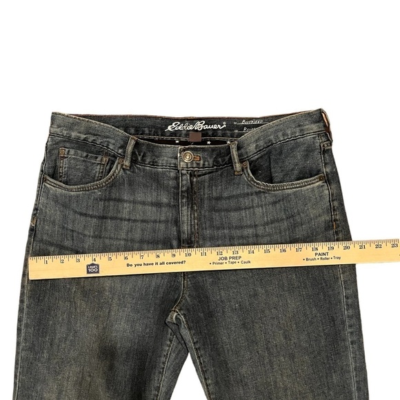 Eddie Bauer Womens Boyfriend Relaxed Fit double warm Denim Jeans Size 14w - Picture 11 of 12